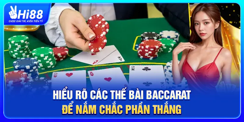 Hiểu rõ các thế bài Baccarat để nắm chắc phần thắng